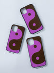 Peace Train iPhone Case Brown / Pink