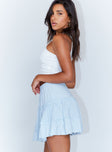 Addison Mae Mini Skirt Baby Blue