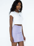 Brandi Mini Skirt Purple