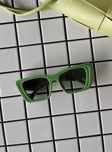 Sunglasses  Princess Polly Exclusive 70% PC  30% AC   UV 400 Retro style frame  Moulded nose bridge 