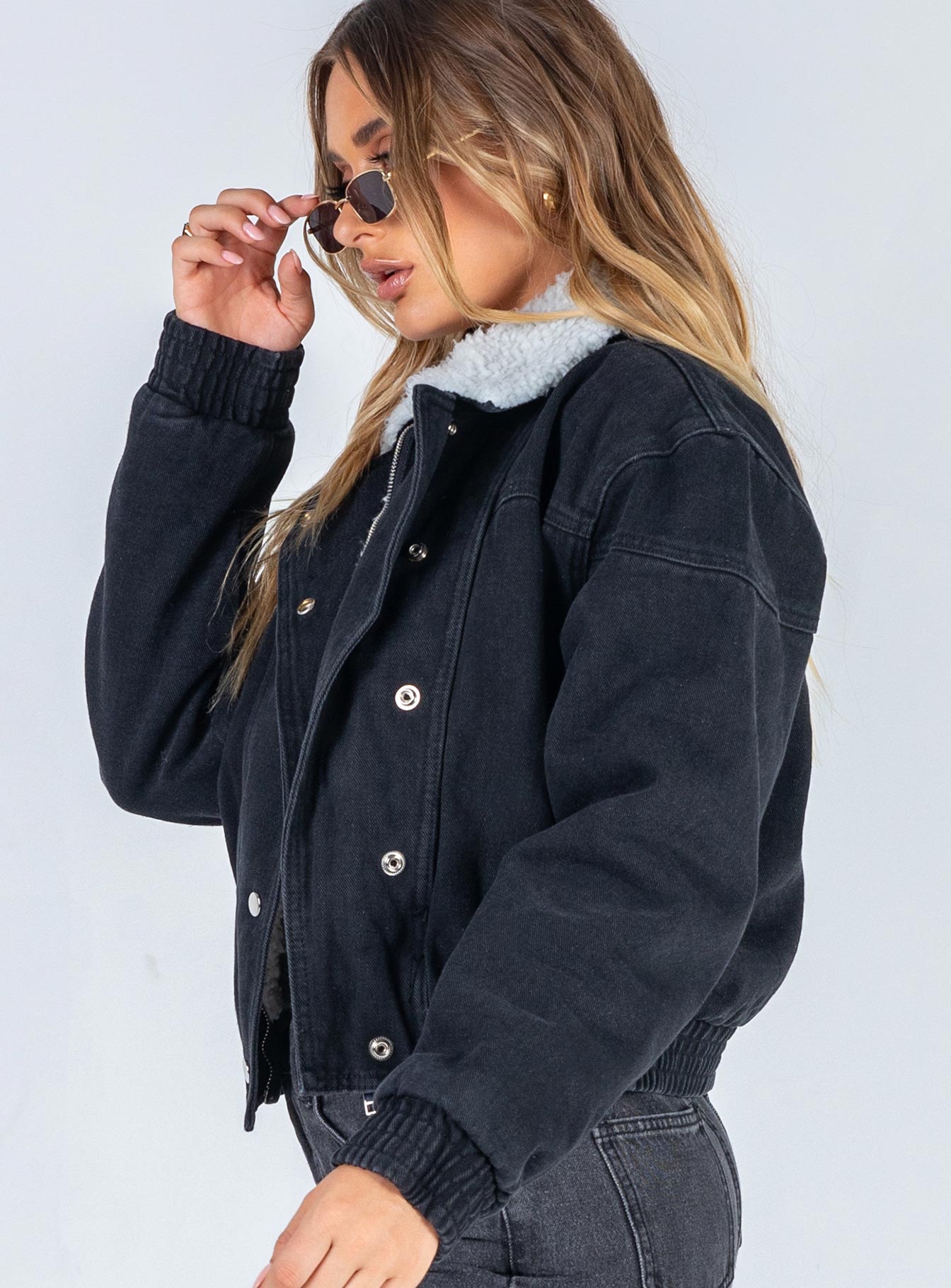 Princess polly shop sherpa jacket