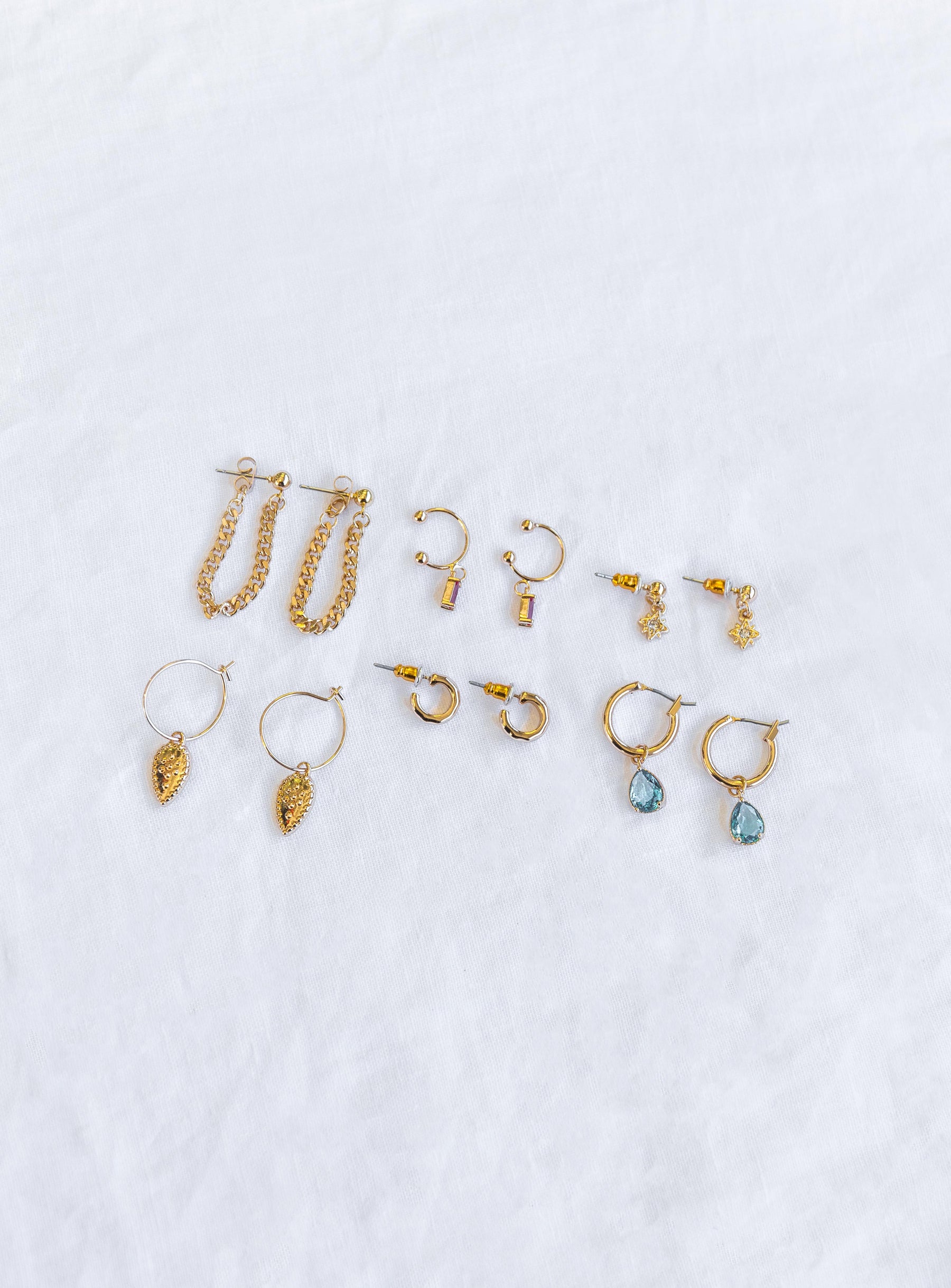 Foster Earrings Pack Gold / Multi
