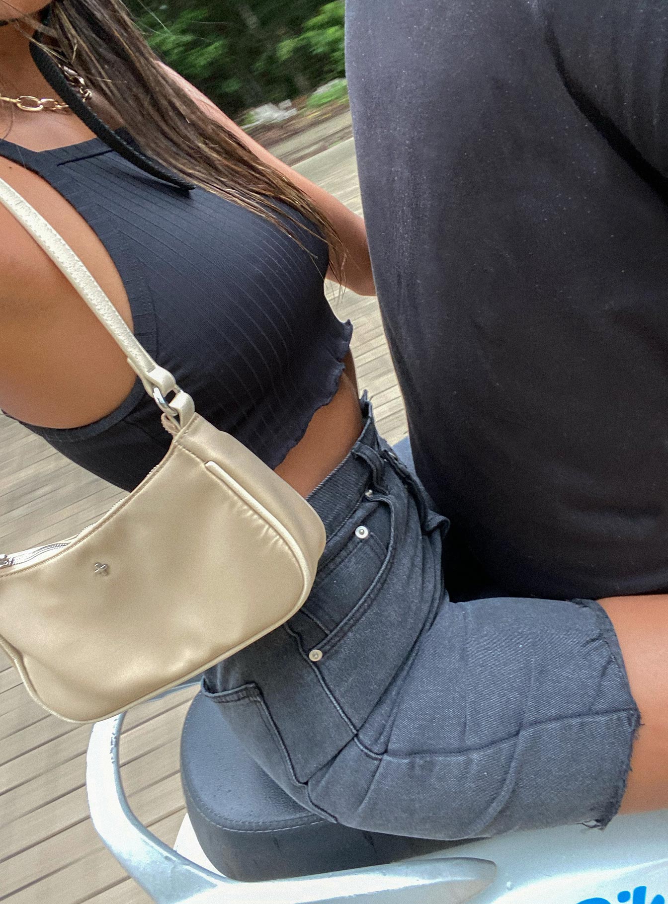 product Princess Polly Sleeveless Square Neck  TWIIN Lennon Tankini Top Black