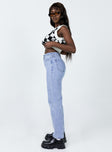 Princess Polly Mid Rise  Holland Jeans