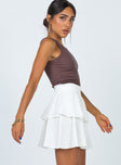 Greta Mini Skirt Off White