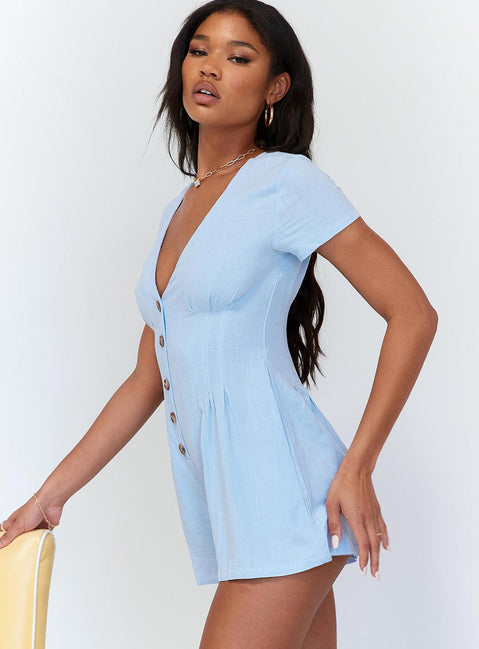 Adi Romper Blue