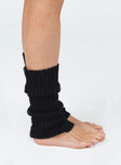 Legwarmers  100% polyester  Soft knit material  Below the knee length  Good stretch  Unlined 