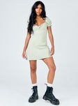 Princess Polly  Freyah Mini Dress Green