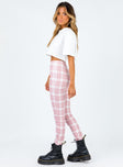 Princess Polly high-rise  Lillianne Pants Pink