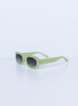 Lovey Dovey Sunglasses Sage Green