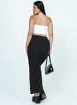 product Oscar Split Maxi Skirt Black Princess Polly  Maxi 