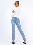 Princess Polly Mid Rise  Osuna Denim Jeans