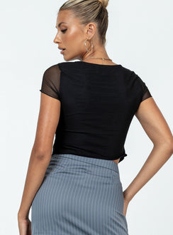 product Princess Polly Sleeveless Square Neck  Coulson Top Black