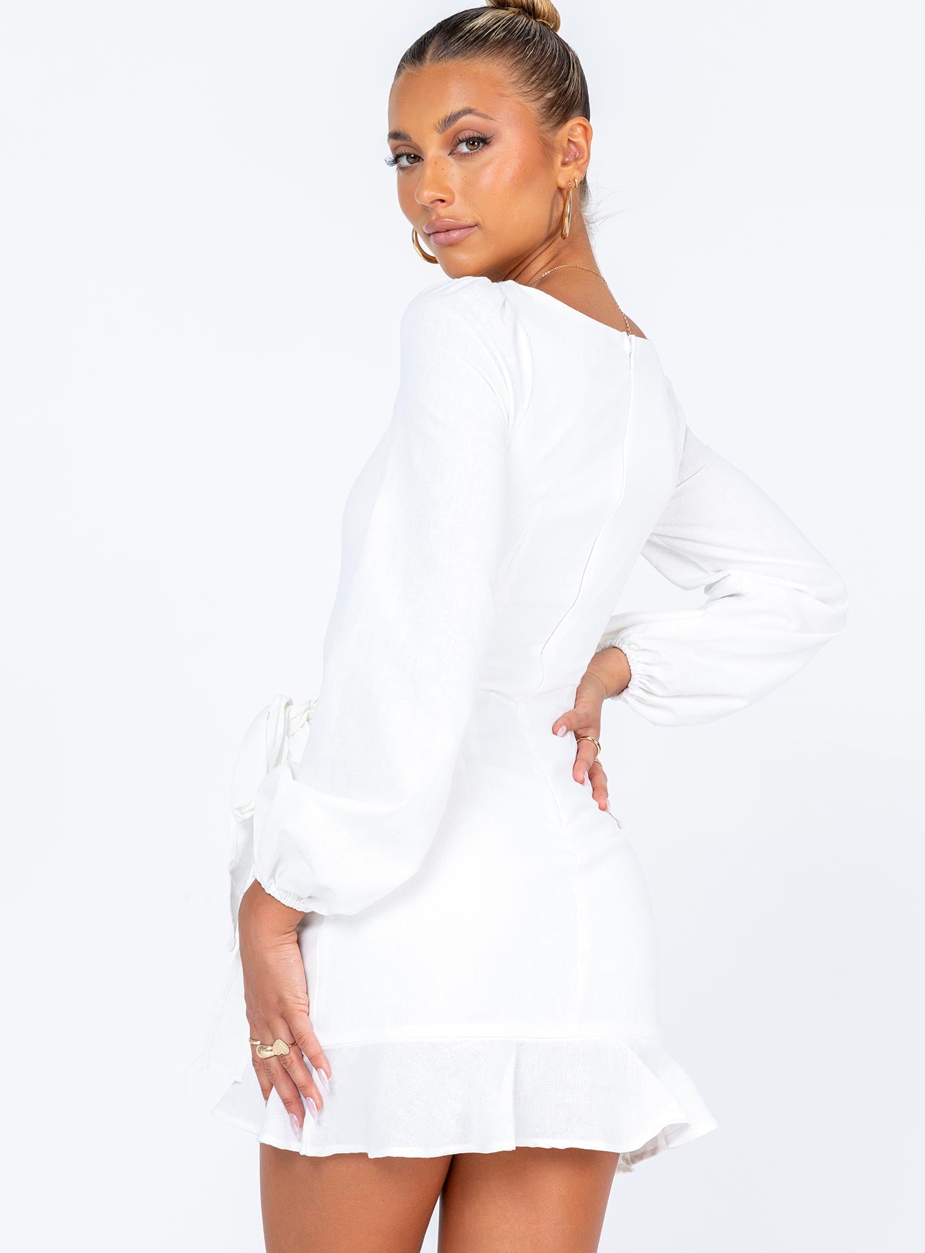 The Villa Mini Dress White | Princess Polly The Villa Mini Dress White | Princess Polly