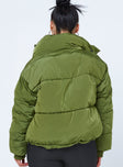 Harmonie Puffer Jacket Green
