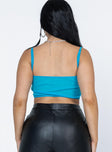 Corset top Sheer mesh & lace material  Adjustable shoulder straps  Boning through front 