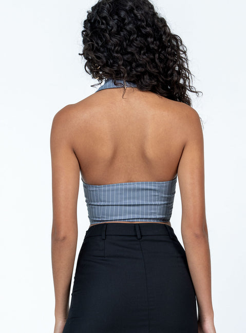 product Princess Polly Sleeveless Plunger  Everest Vest Top Slate