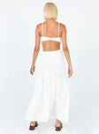 Porto Maxi Skirt White Princess Polly  Maxi 