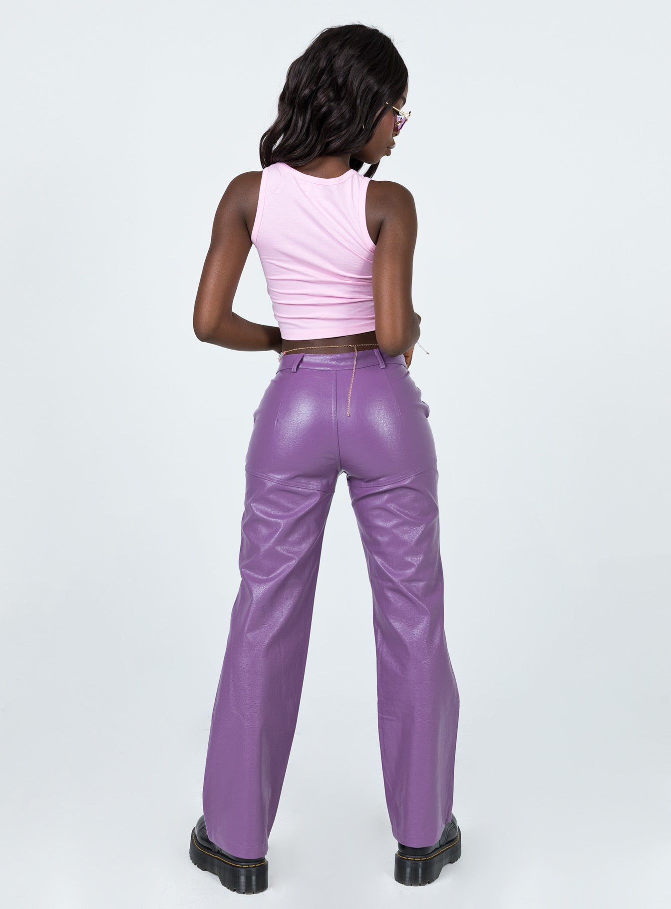 Here For The Thrill Faux Leather Trouser Pant - Black | Fashion Nova, Pants  | Fashion Nova