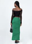 product Oscar Maxi Skirt Dark Green Princess Polly  Maxi 