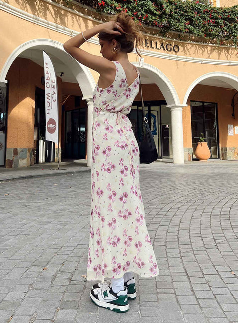 nellie mini dress white / yellow floral Nellie Mini Dress White / Yellow Floral Curve