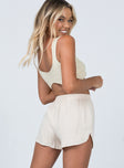 Tenelle Shorts Beige Princess Polly high-rise 
