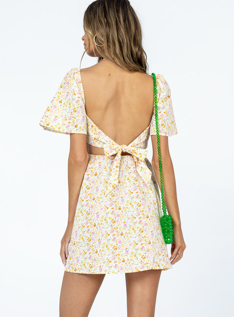 Summer Nights Mini Dress Floral | Princess Polly Summer Nights Mini Dress Floral | Princess Polly
