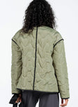 Jacket Quilted design  Fully lined  Non-stretch 