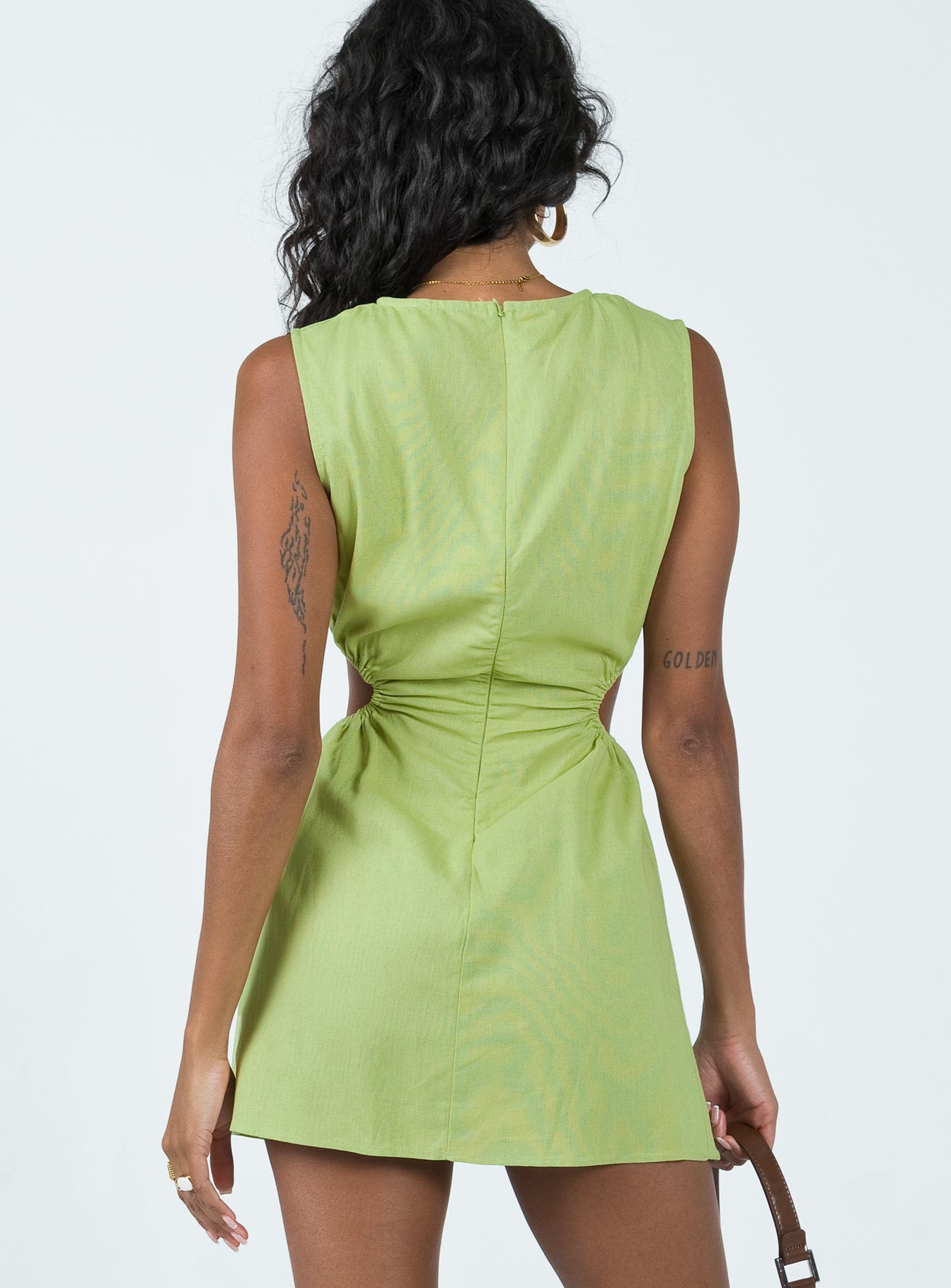 Mayzie Mini Dress Green | Princess Polly Mayzie Mini Dress Green | Princess Polly