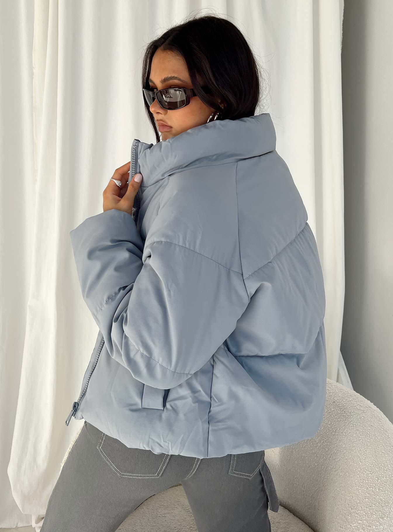 Jill Puffer Jacket Slate