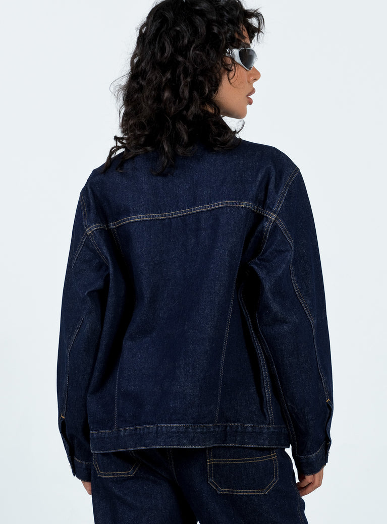 Kaleena Dark Wash Denim Jacket