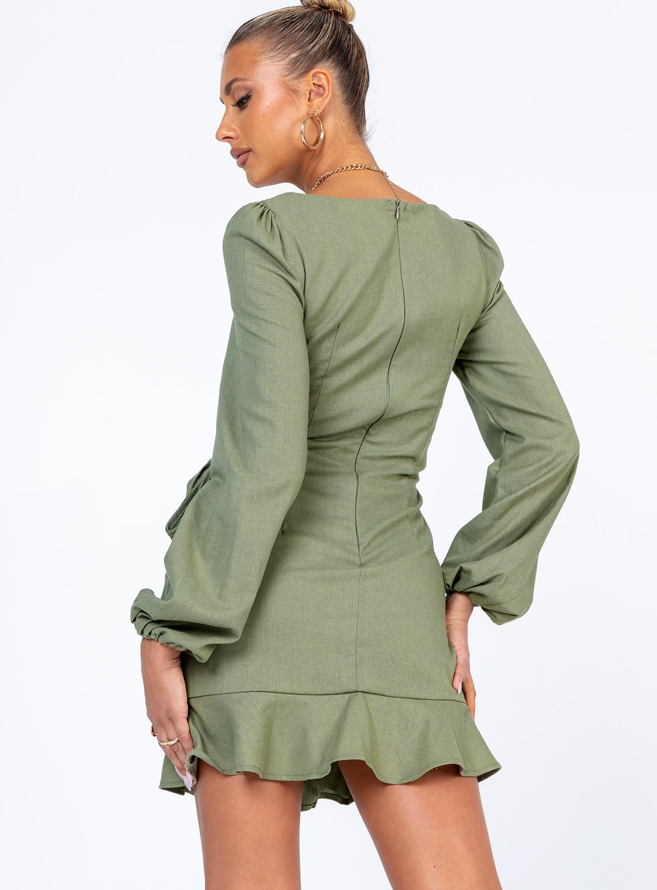 The Villa Mini Dress Green | Princess Polly The Villa Mini Dress Green | Princess Polly