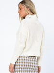 Albie Turtleneck Sweater Cream