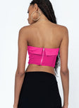 Strapless top  Slim fitting  Princess Polly Exclusive Mesh material Boning throughout  Zip fastening at back  Rounded hem 