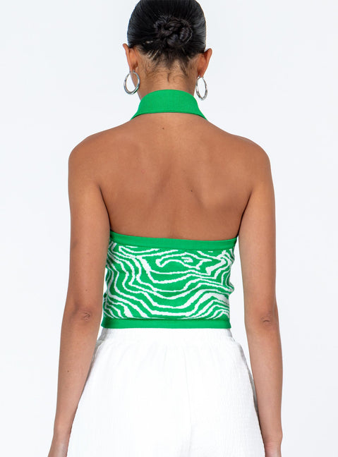 product Princess Polly Sleeveless Scoop Neck  Aydin Top Green