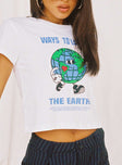 Organic Love The Earth Charity Baby Tee White