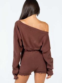 Shorts Slim fitting  Princess Polly Exclusive  100% recycled polyester  Length of size US 4 / AU 8 waist to hem: 37cm / 14.5"   Knit material  High waisted  Elasticated waistband  Distretssed hem 