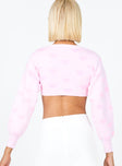 Love Galore Cropped Cardigan Pink Princess Polly  Cropped 