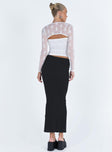 product Oscar Maxi Skirt Black Tall Princess Polly  