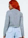 Lizi Sweater Grey Princess Polly  Cropped 