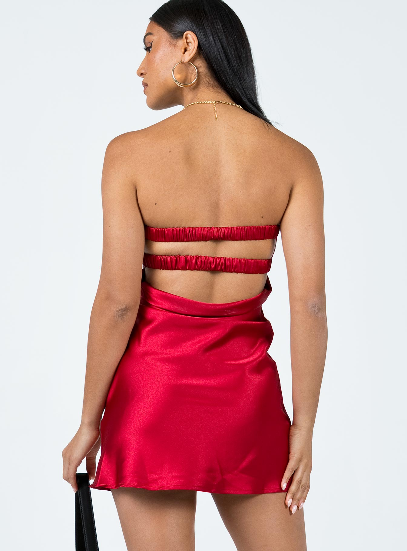 product Princess Polly Scoop Neck  Shellie Mini Dress Red