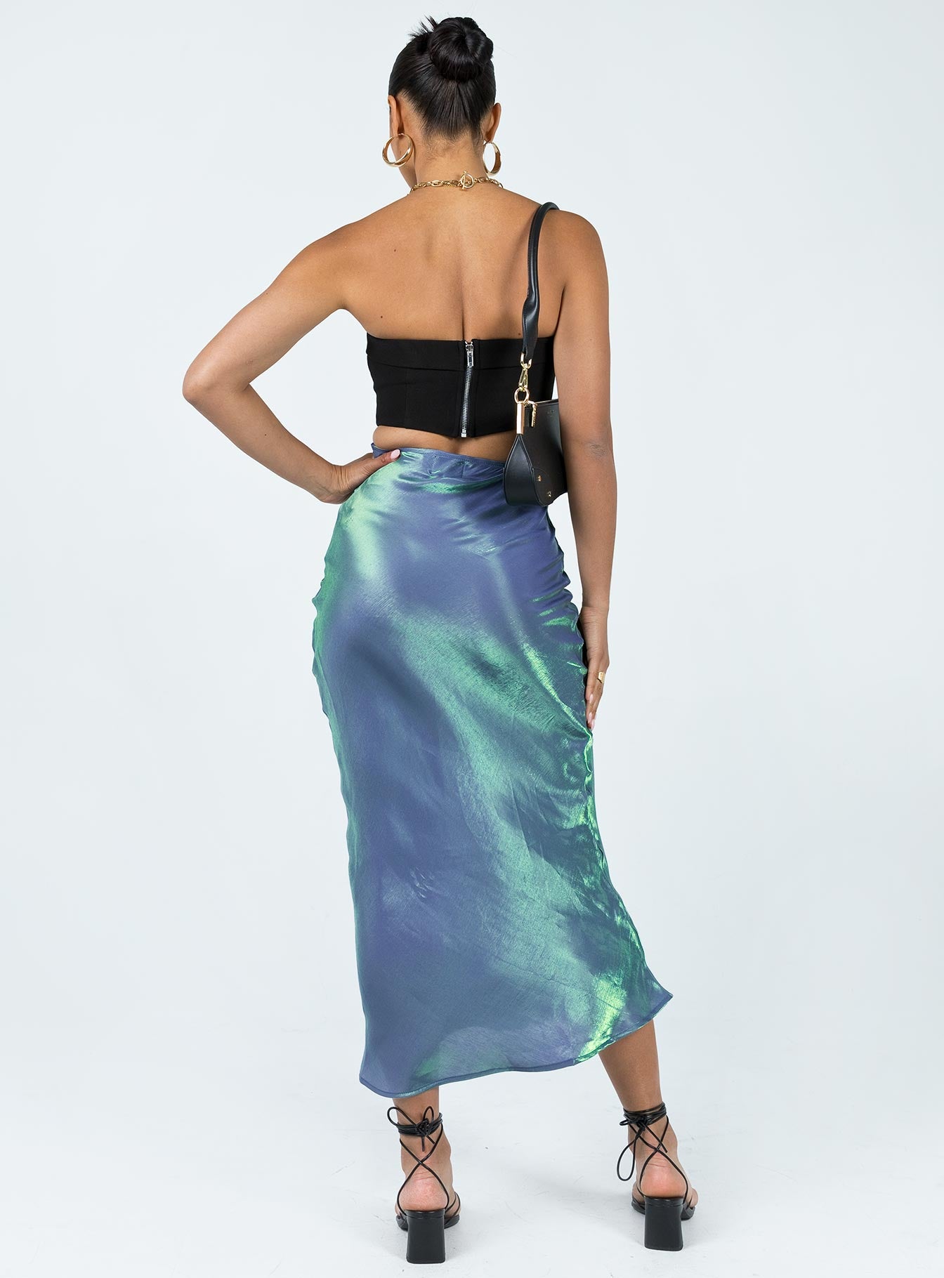 product Tobin Maxi Skirt Mermaid Blue Princess Polly  Maxi 