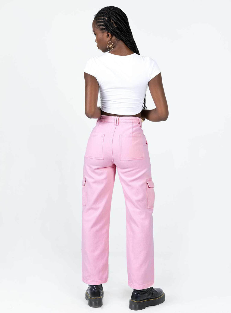 Pink Cargo Denims  Elite Styles Boutique