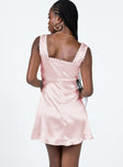 Berlin Satin Mini Dress Pink