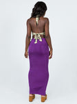 Danna Maxi Skirt Purple