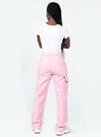 Princess Polly Mid Rise  Copeland Jeans Pink