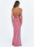 product Princess Polly Plunger Plunger Crew Neck  Aysa Strapless Maxi Dress Pink