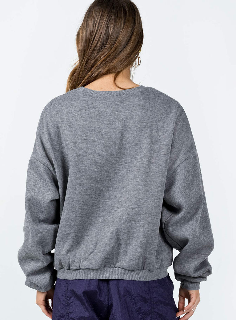 Ritu Oversized Hooded Sweatshirt Blue