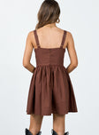 product Princess Polly Scoop Neck  Telka Mini Dress Brown