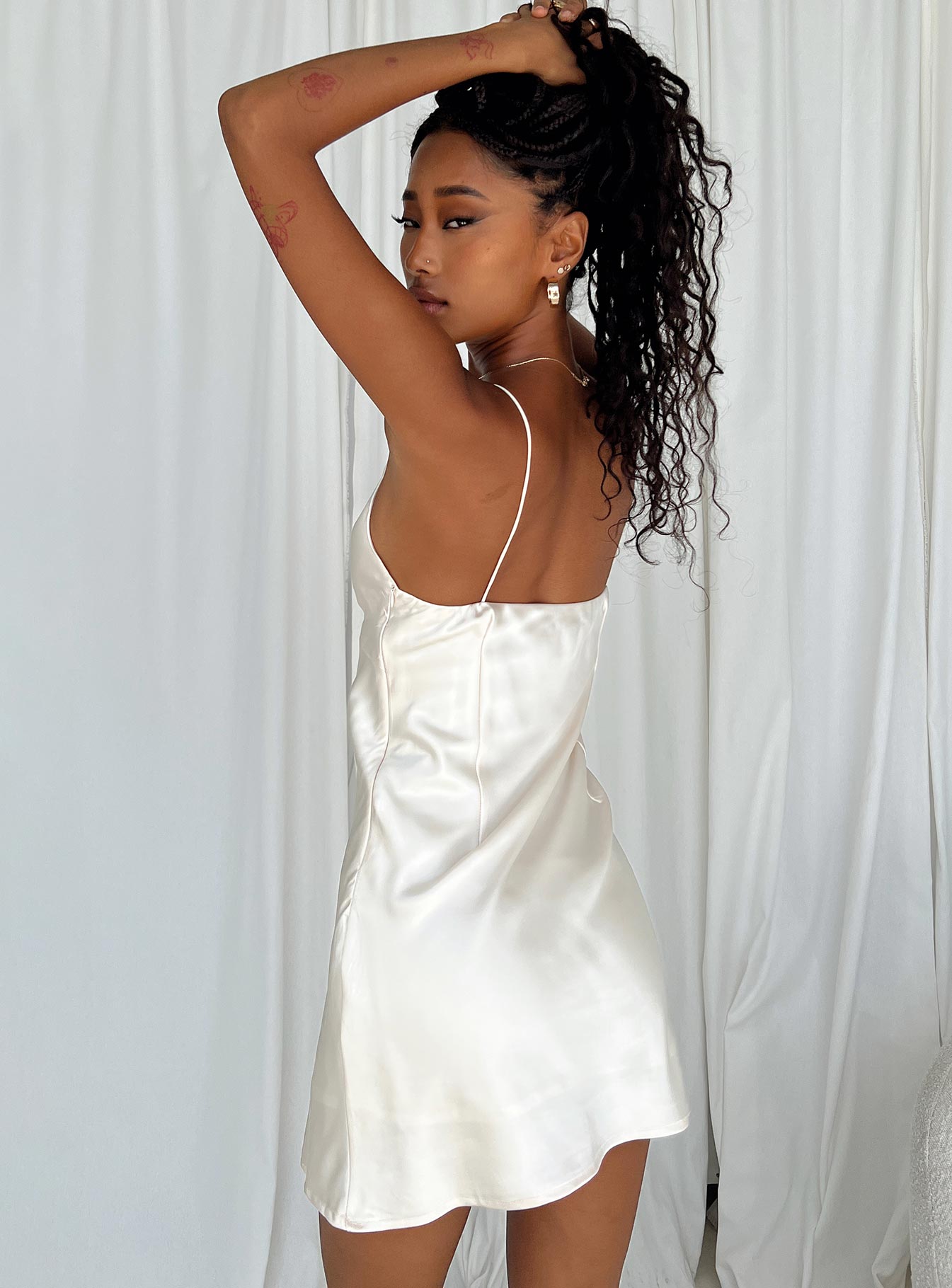 Marilyn Mini Dress | Champagne | Womens | Princess Polly Lower Impact Marilyn Mini Dress | Champagne | Womens | Princess Polly Lower Impact